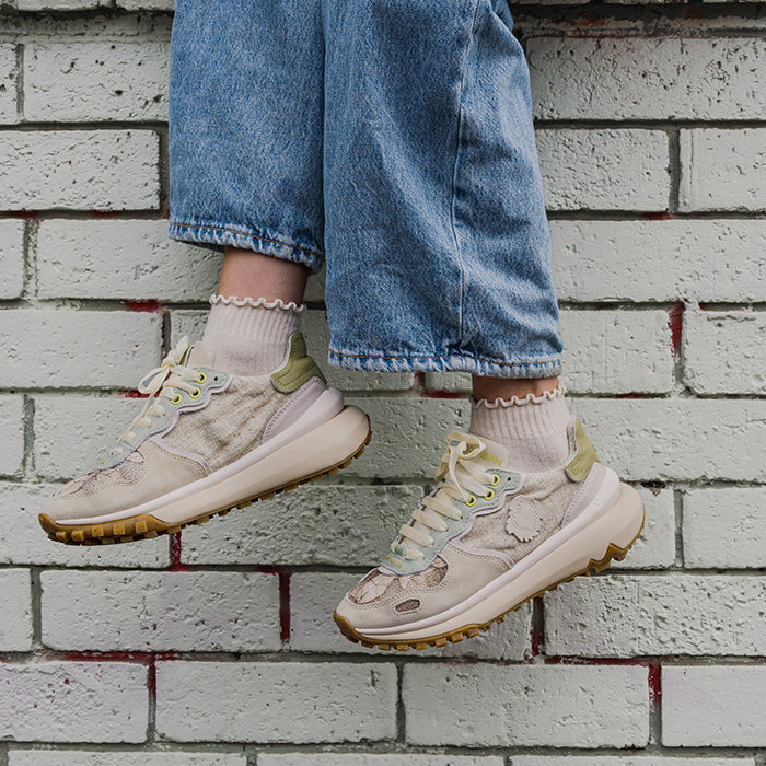 Chacrona Metta Lino Whitewisp | Multi Green