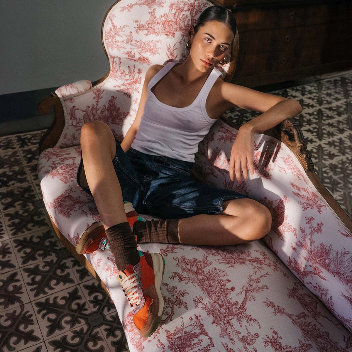 Chacrona Linen | Rhubarb Juice W