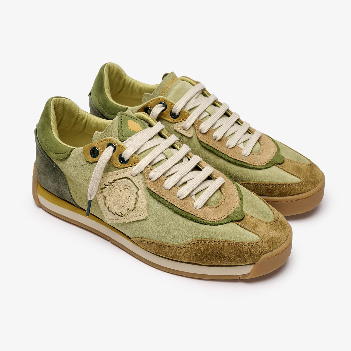 Ensō Suede | Lichen Green