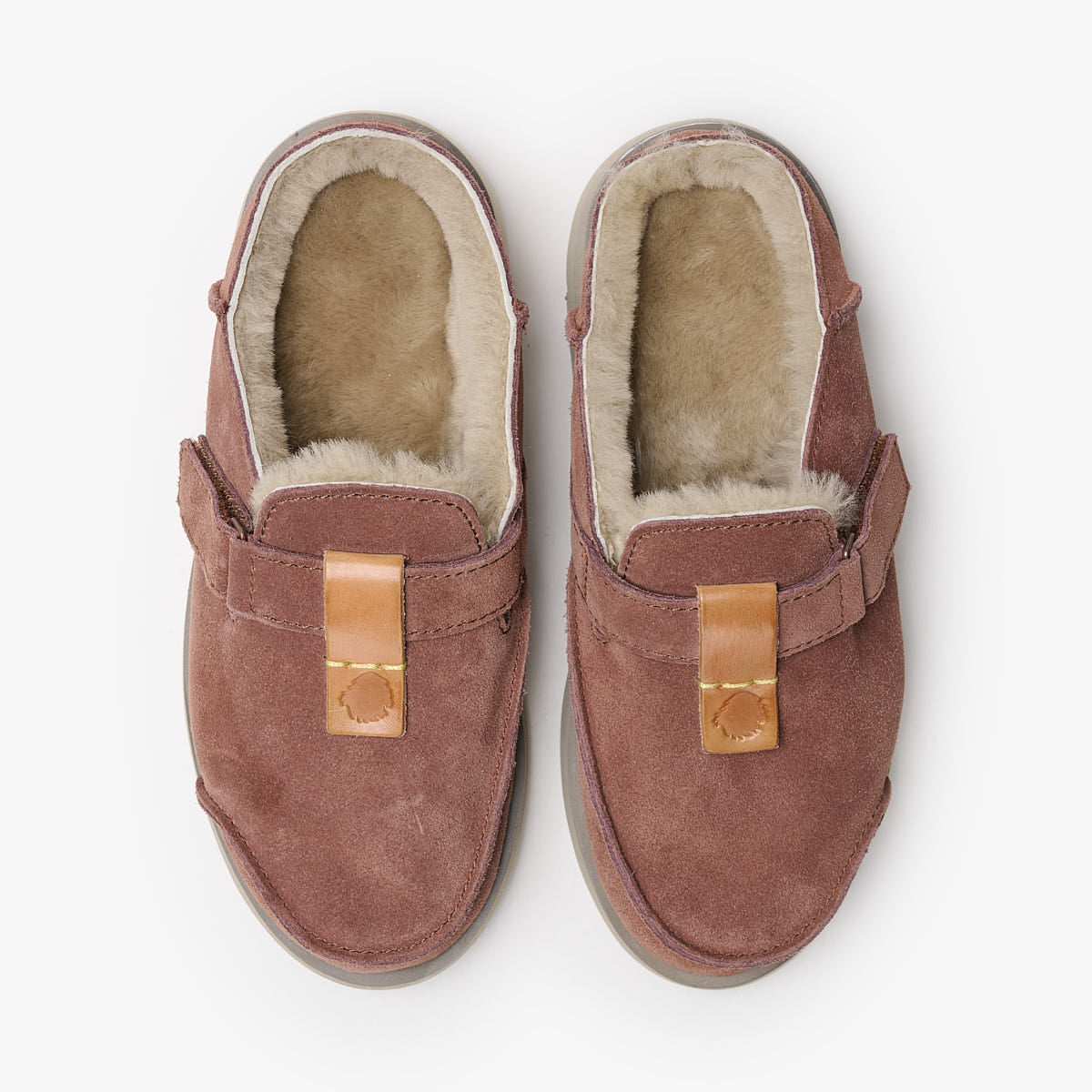 Uwabaki Clog Suede | Chestnut