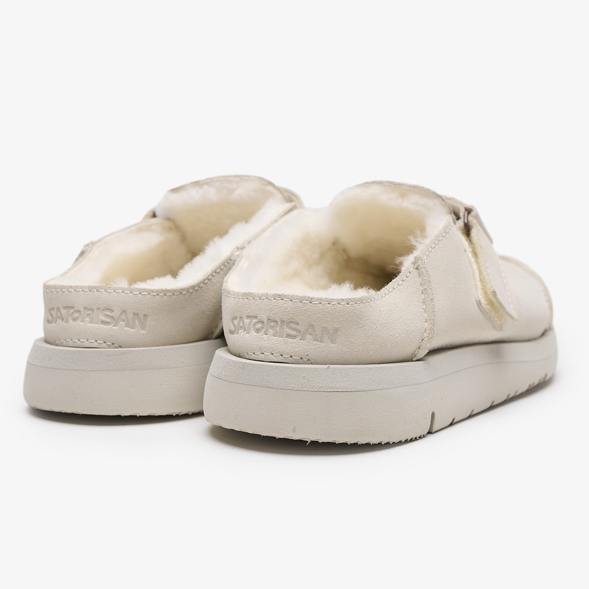 Uwabaki Clog Suede | Cream