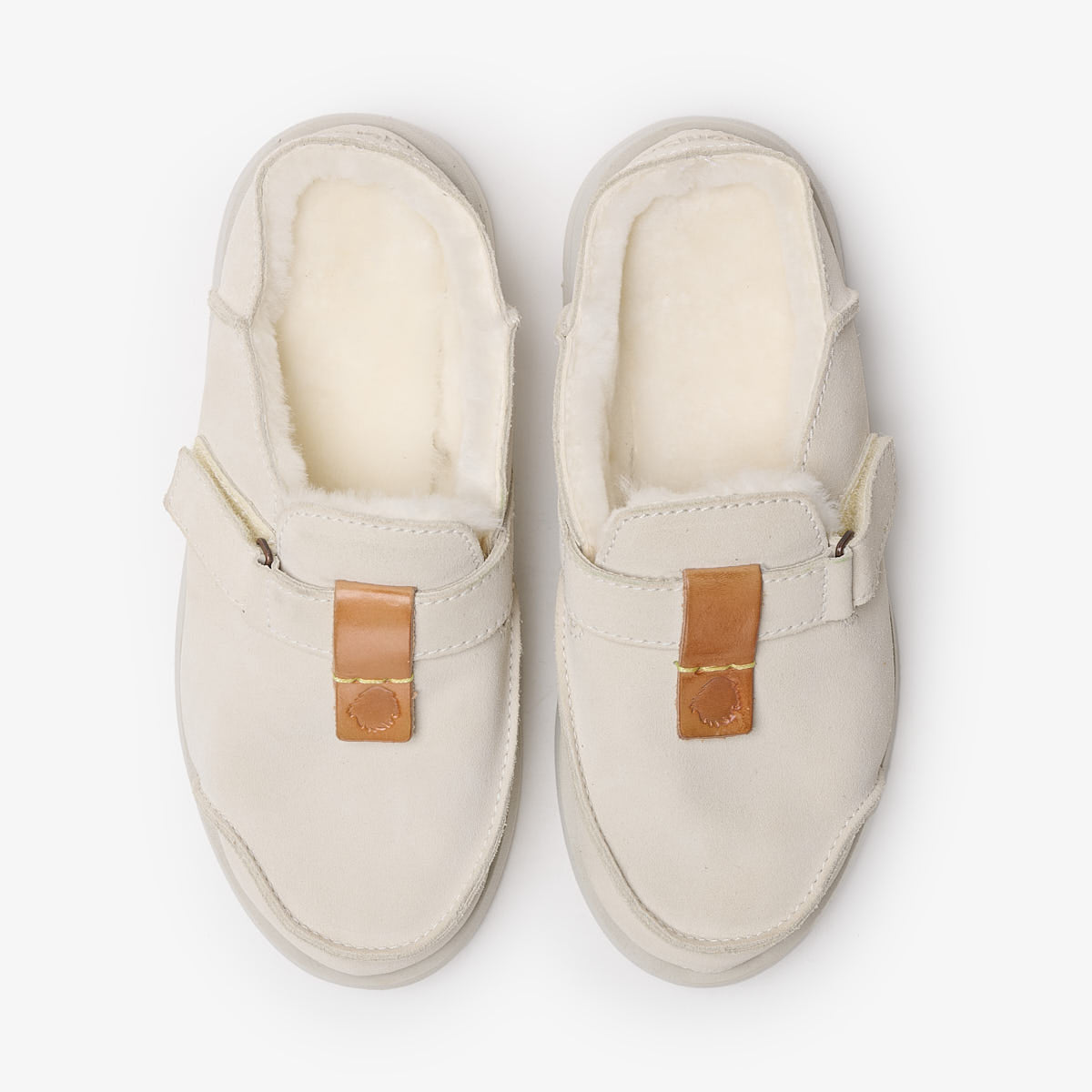 Uwabaki Clog Suede | Cream