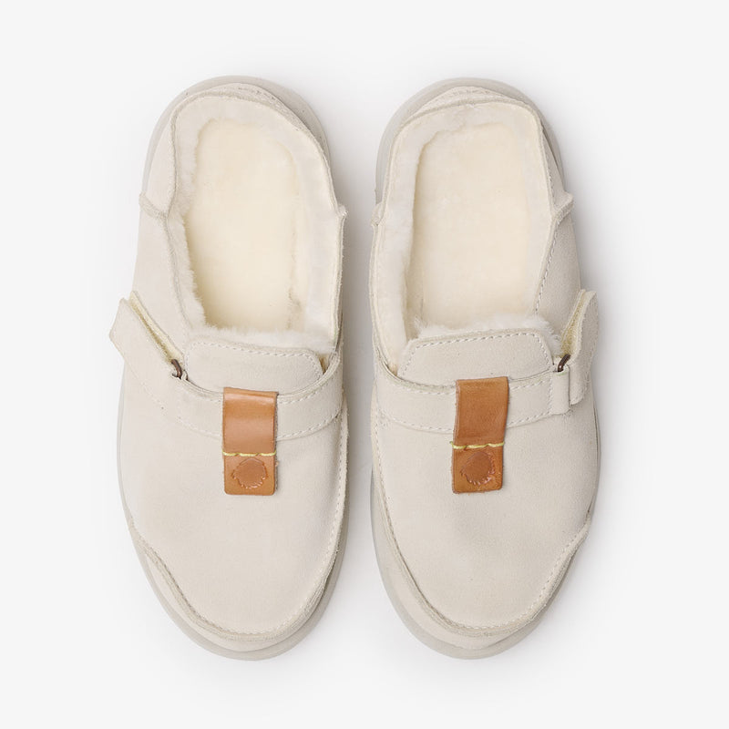 Uwabaki Clog Suede | Cream