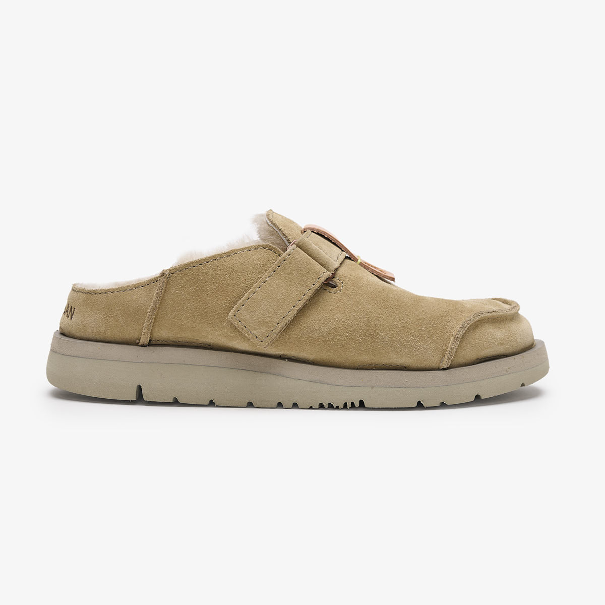 Uwabaki Clog Suede | Driftwood