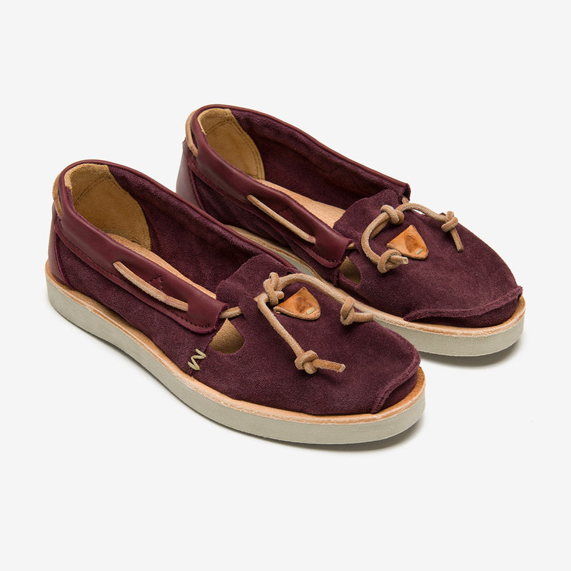 Aubergine Suede | Lava Stone