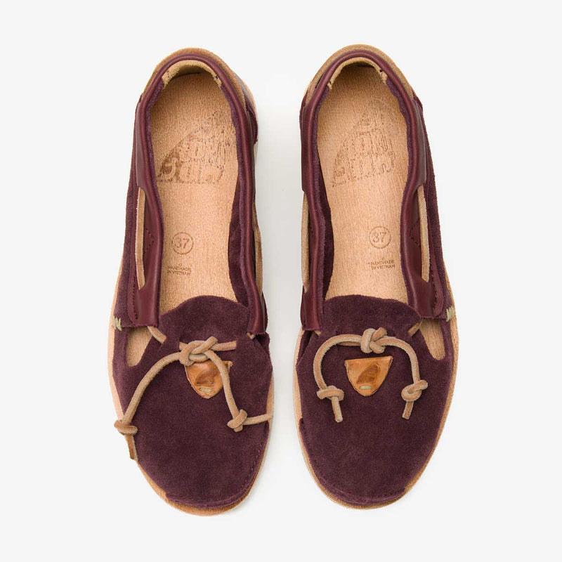 Aubergine Suede | Lava Stone