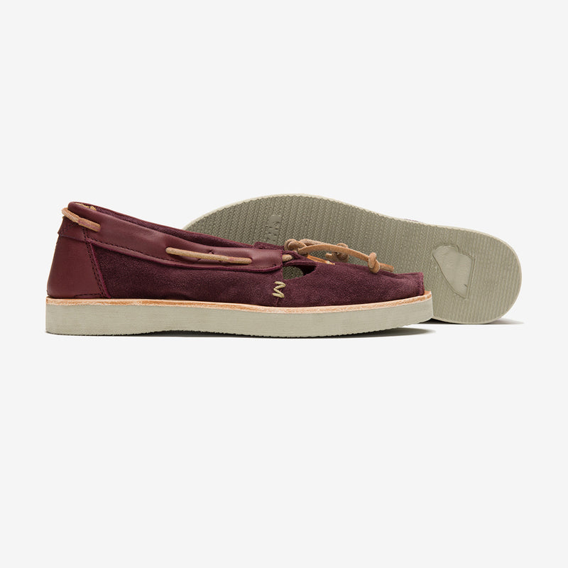 Aubergine Suede | Lava Stone