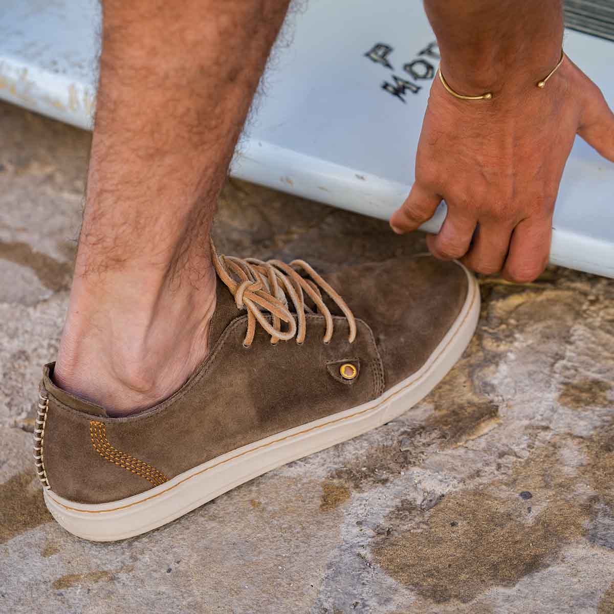 Heisei Rustic Suede | Grey Shale