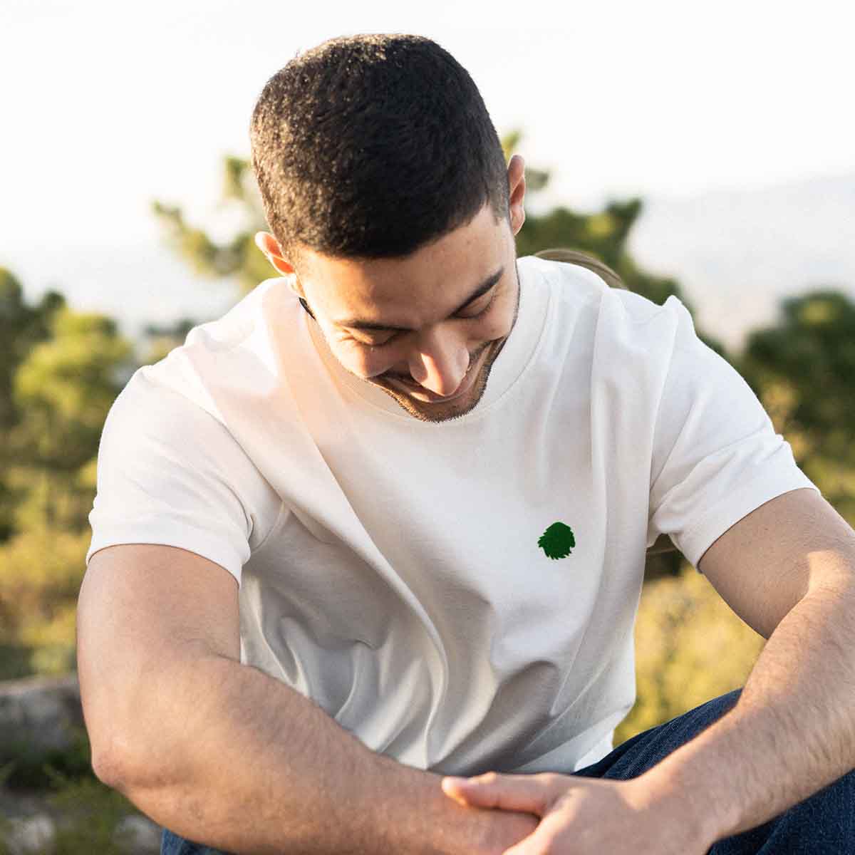 T-shirt oversize Organic cotton | Salty white origin
