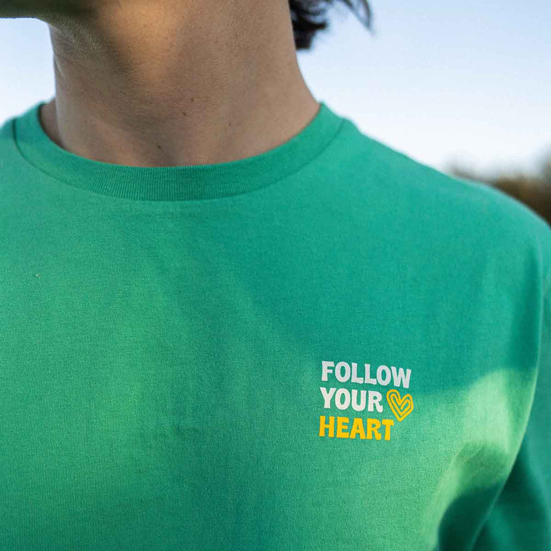 T-shirt regular fit Organic cotton | Aloe vera follow your heart