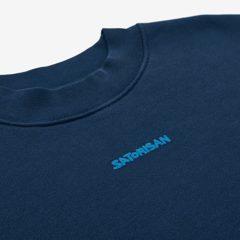 Sweatshirt oversize Organic cotton | Blue ink