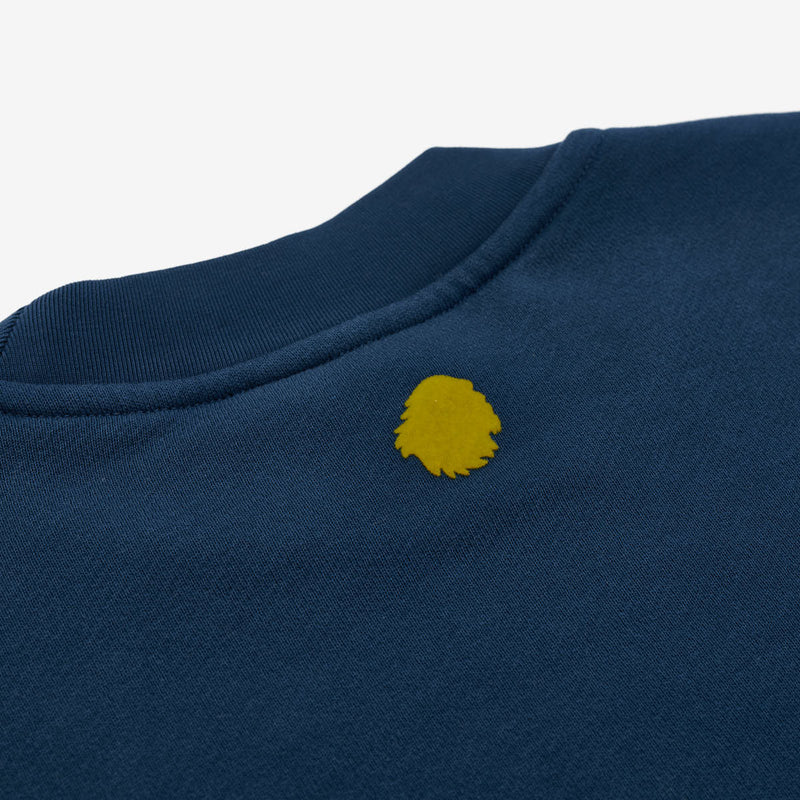Sweatshirt oversize Organic cotton | Blue ink