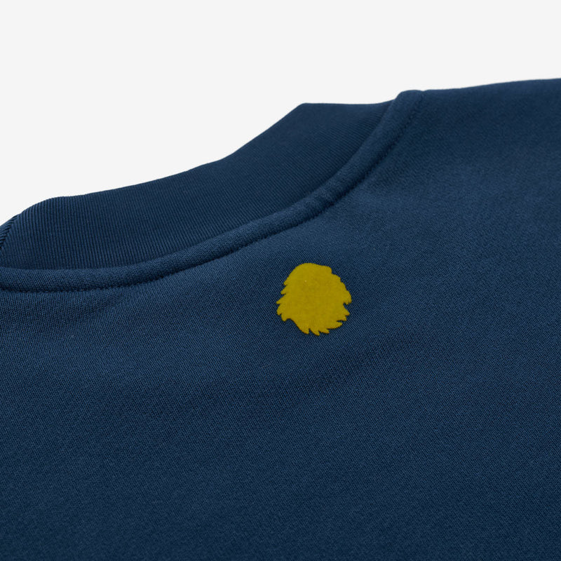 Sweatshirt Oversize Organic Cotton | Blue Ink