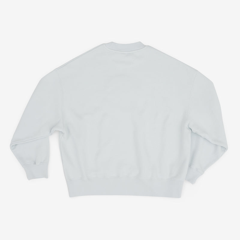 Sweatshirt oversize Organic cotton | Ilusion blue chenille