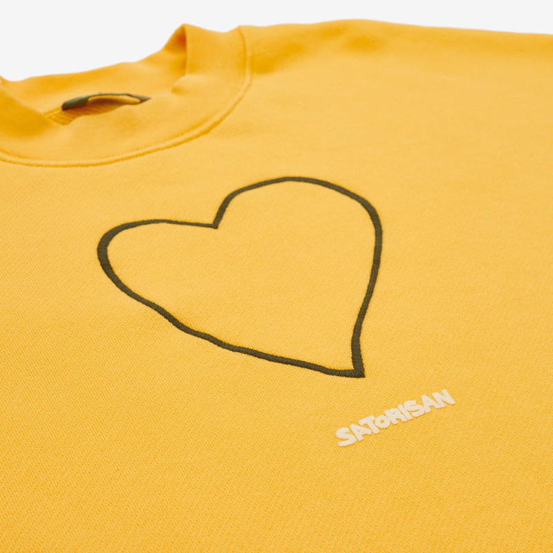Sweatshirt oversize Organic cotton | Primary yellow origin