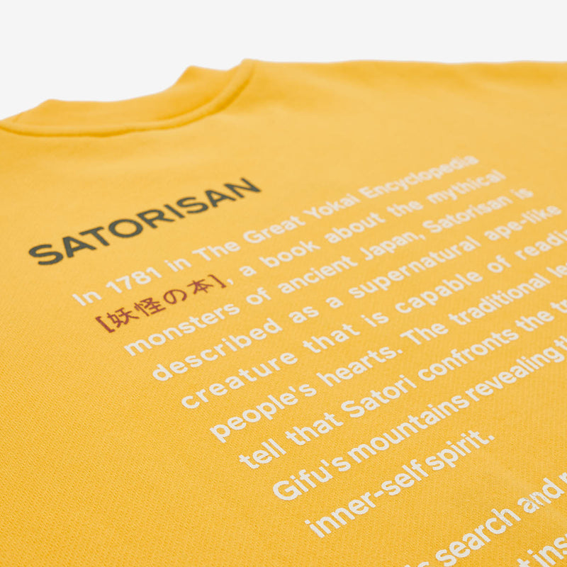 Sweatshirt oversize Organic cotton | Primary yellow origin