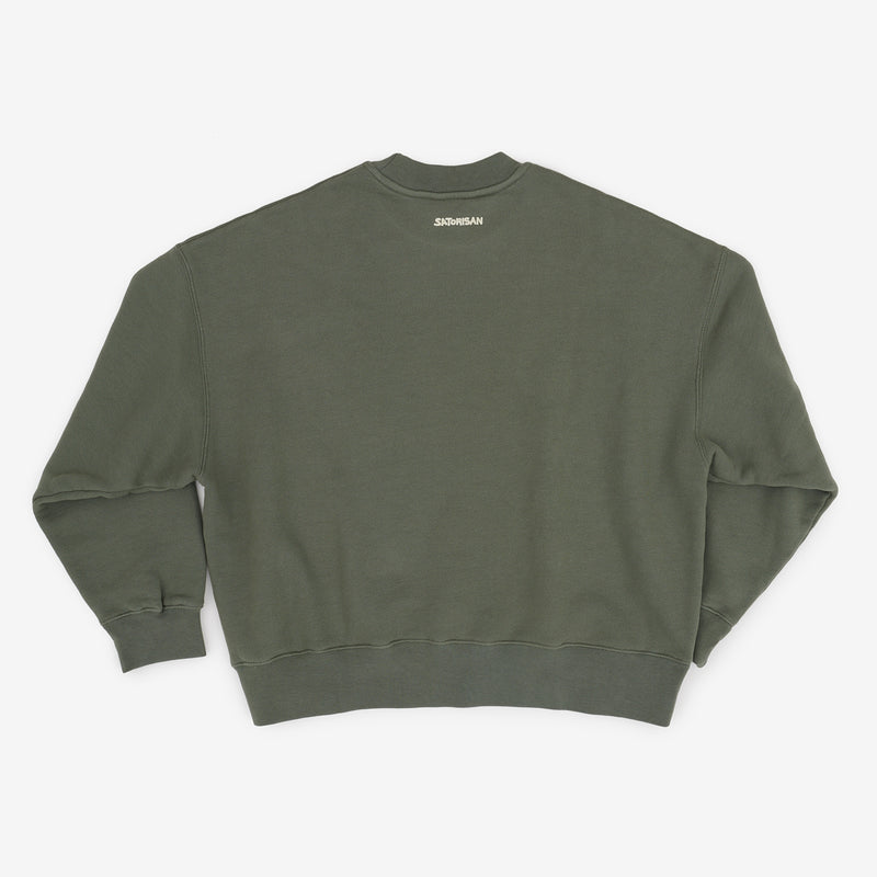 Sweatshirt oversize Organic cotton | Wild grass