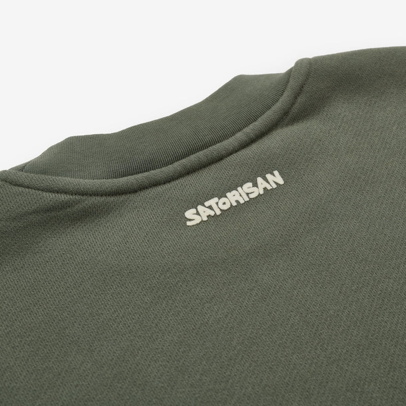 Sweatshirt oversize Organic cotton | Wild grass