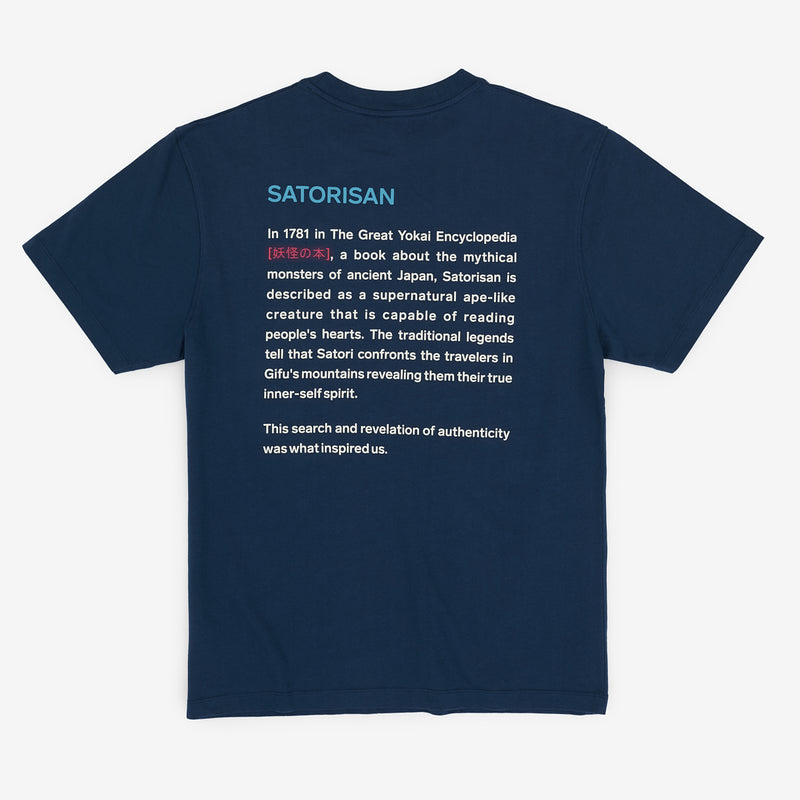 T-shirt oversize Organic cotton | Blue ink origin