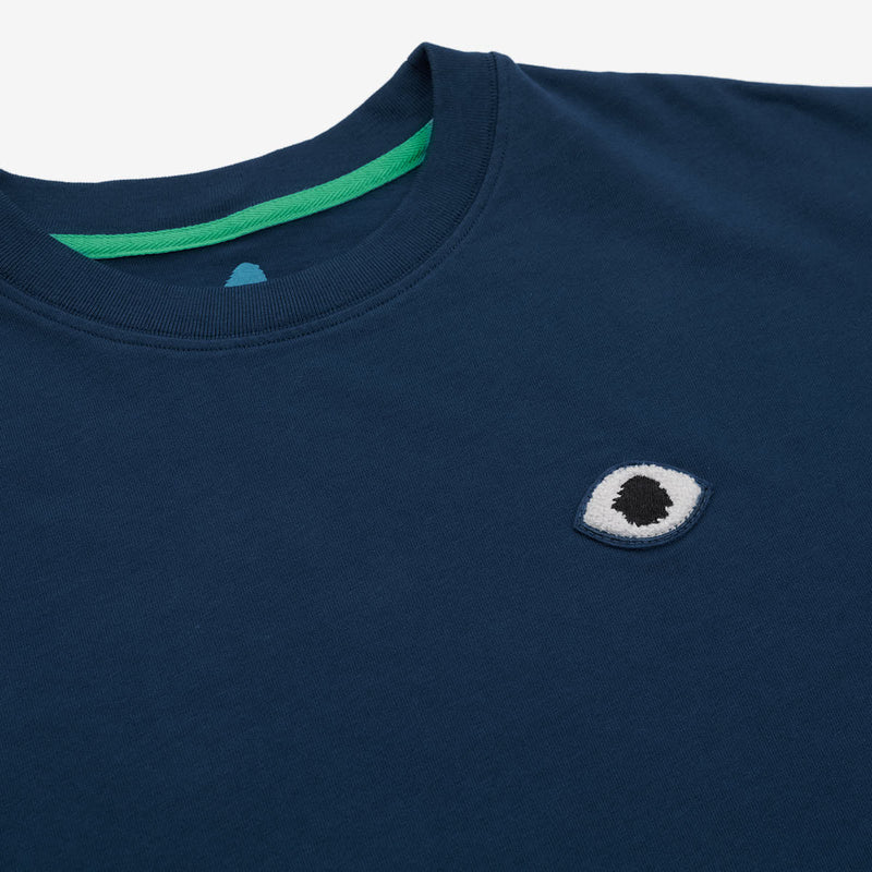 T-shirt oversize Organic cotton | Blue ink origin
