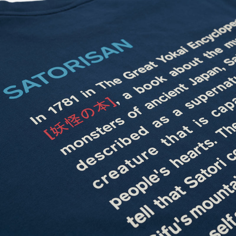 T-shirt oversize Organic cotton | Blue ink origin
