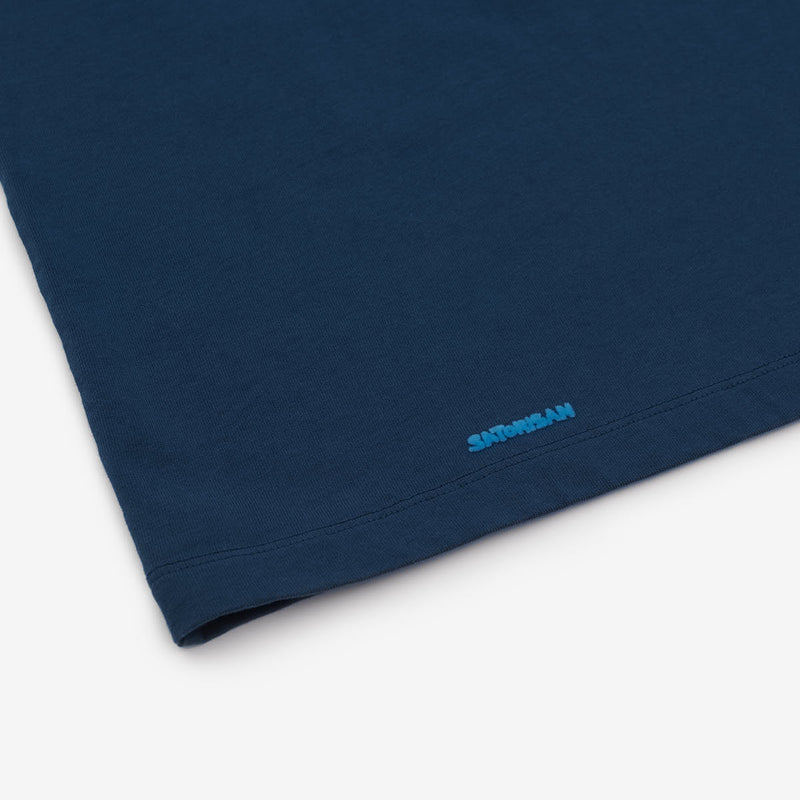 T-shirt oversize Organic cotton | Blue ink origin