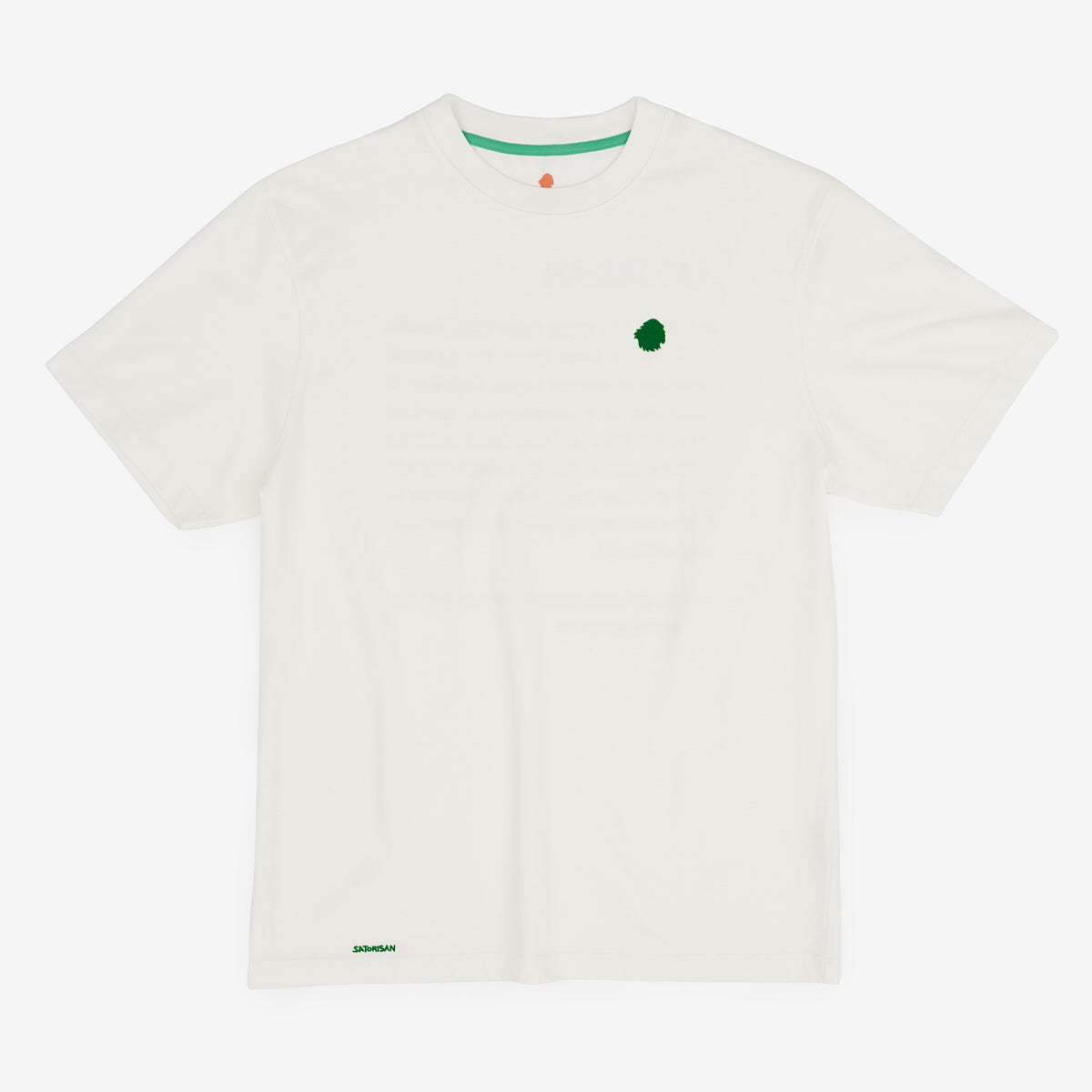 T-shirt oversize Organic cotton | Salty white origin
