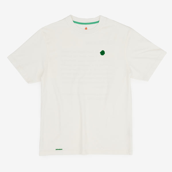 T-shirt oversize Organic cotton | Salty white origin