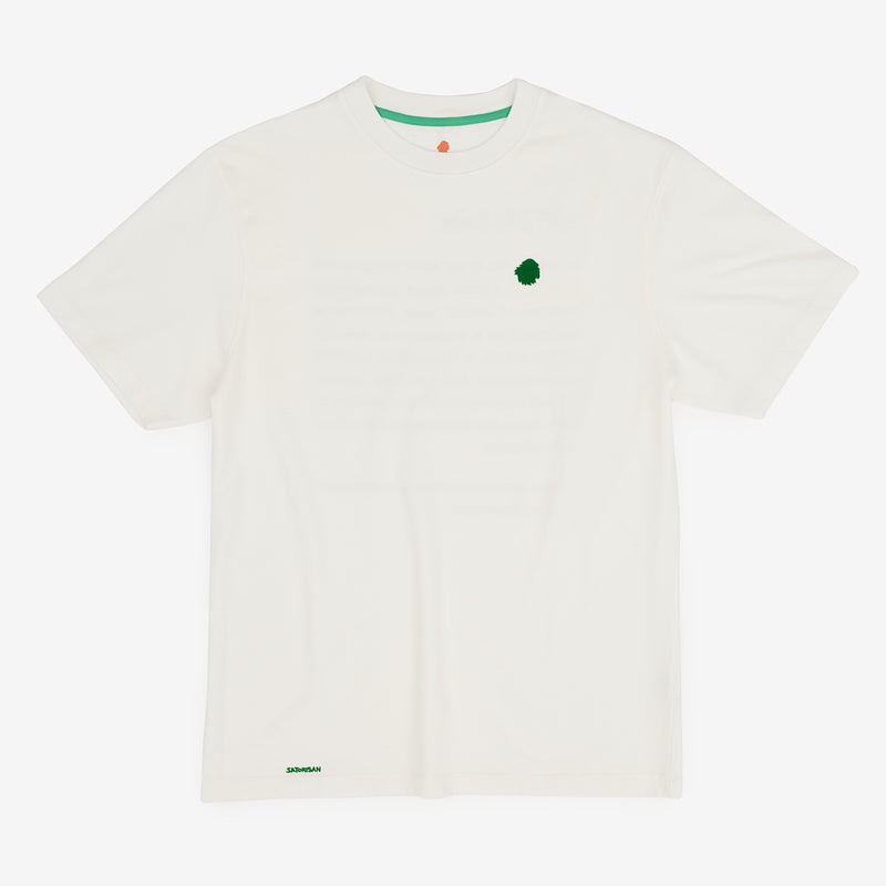 T-shirt oversize Organic cotton | Salty white origin