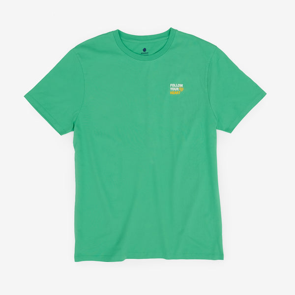 T-shirt regular fit Organic cotton | Aloe vera follow your heart