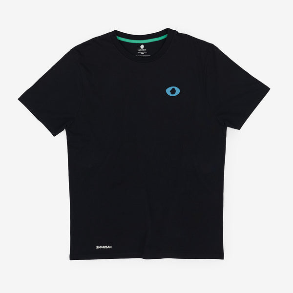 T-shirt regular fit Organic cotton | Black dance your own rhythm