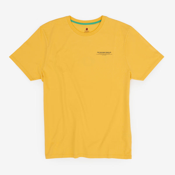 T-shirt regular fit Organic cotton | Primary yellow 5 elements